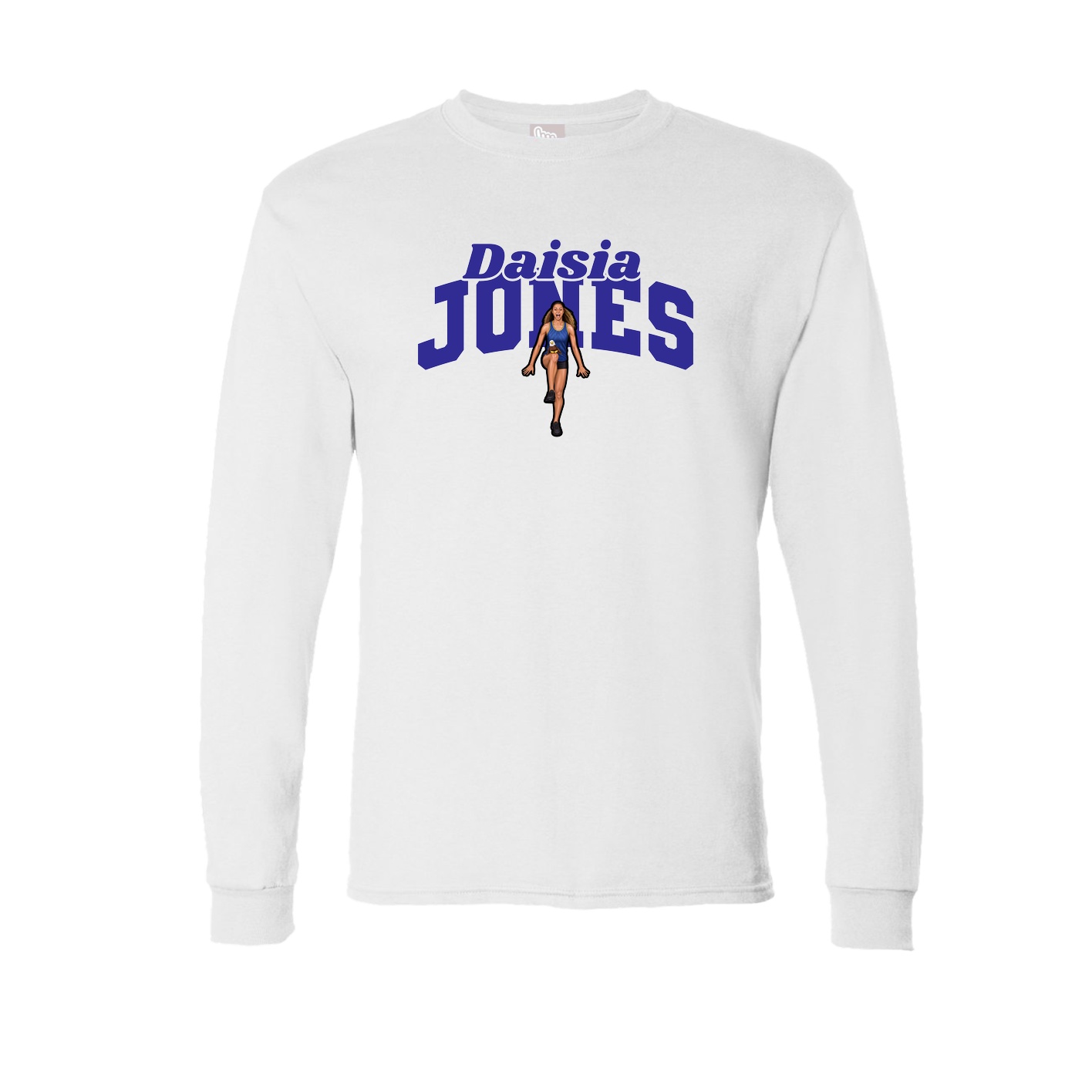 Long Sleeve Tee — Signature Arch in White