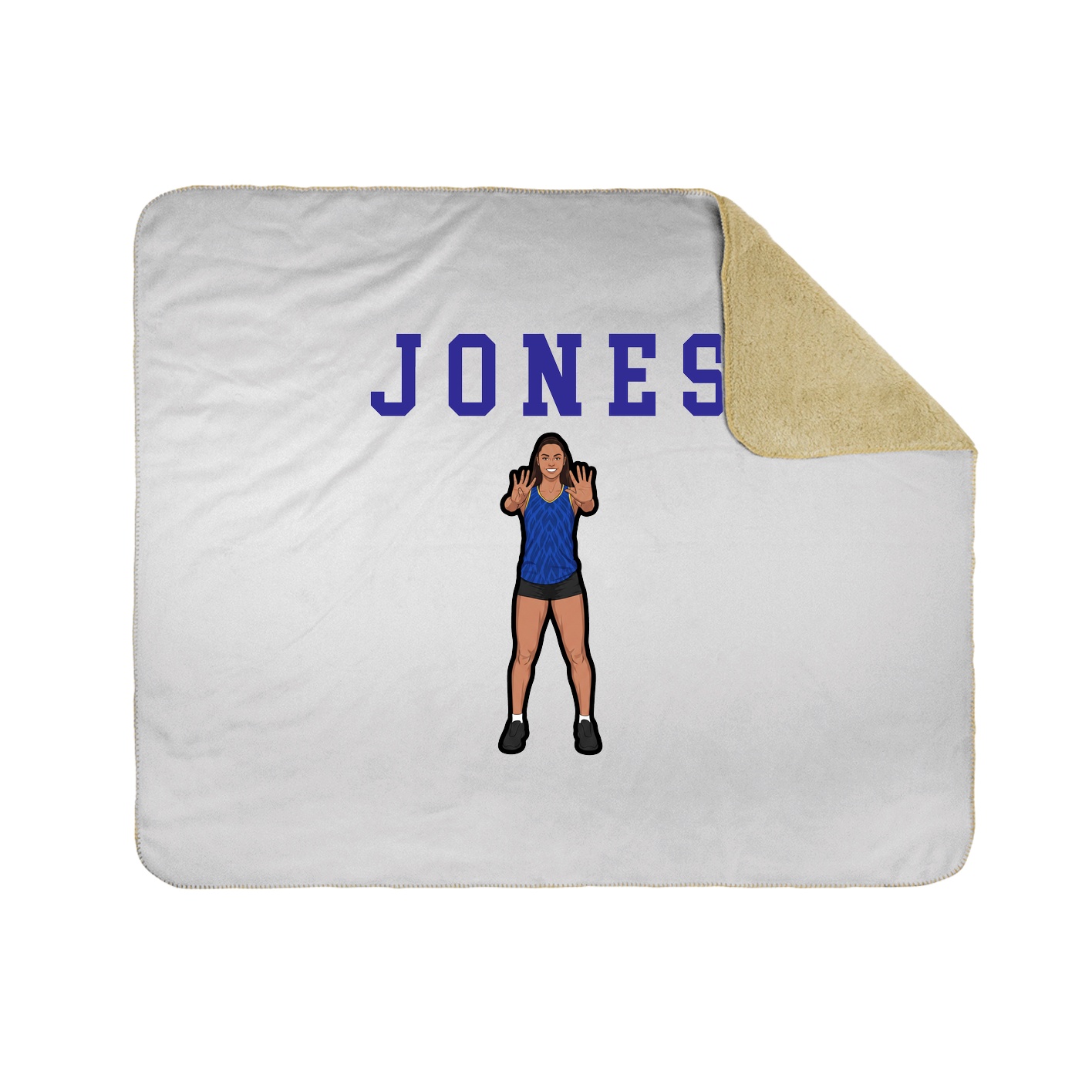 Throw Blanket — Shirsey in White