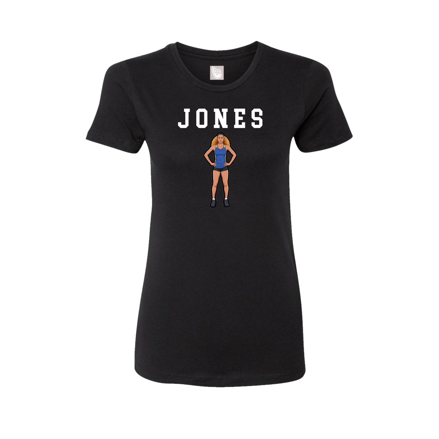 Fitted Women's Tee — Shirsey in Black