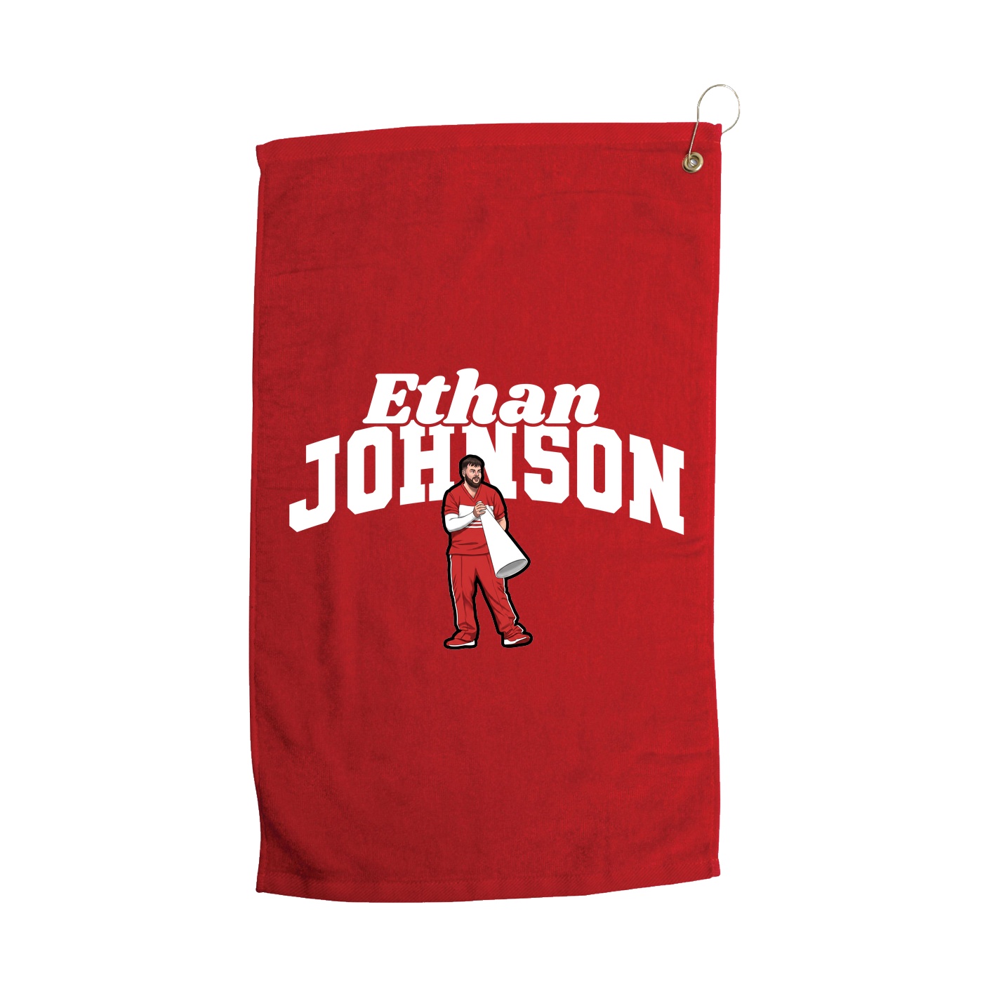 Golf Towel — Signature Arch in Red