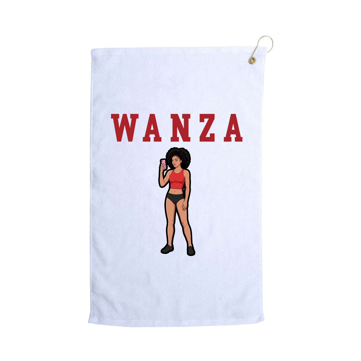 Golf Towel — Shirsey in White