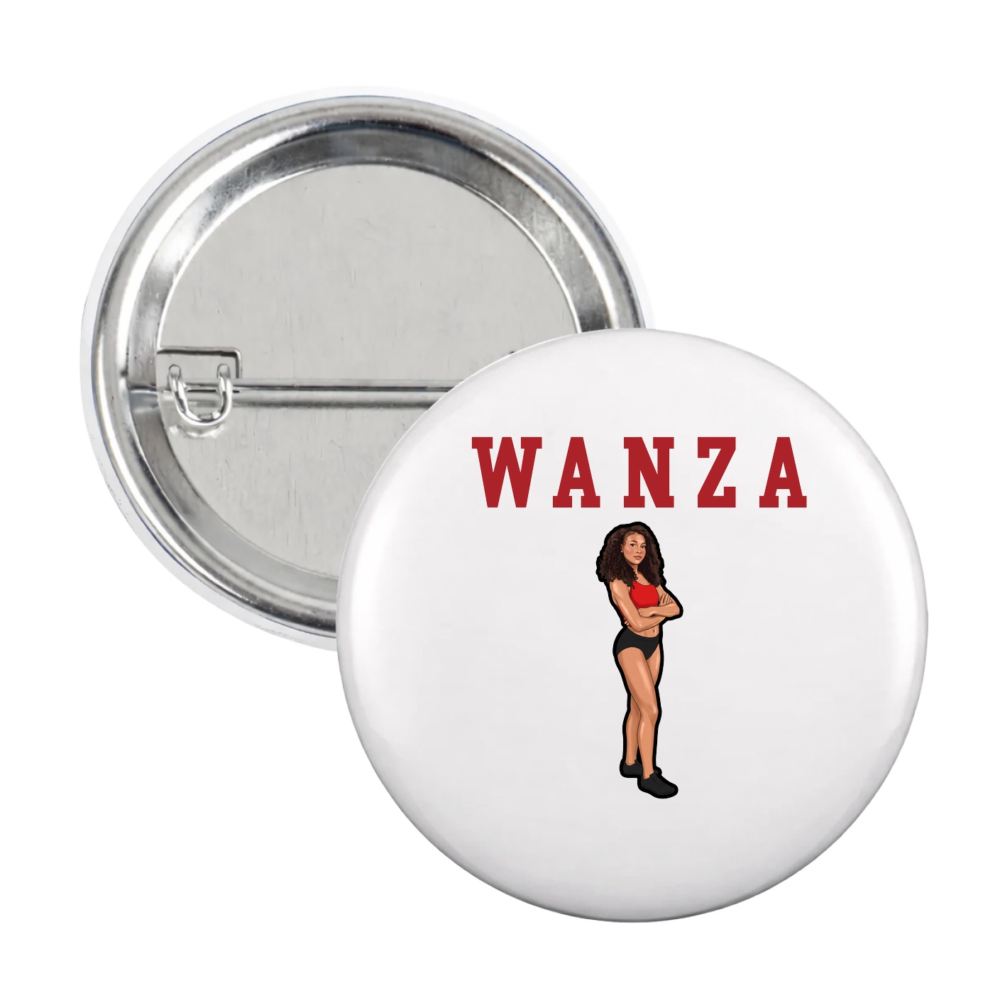 Game Day Button — Shirsey in White