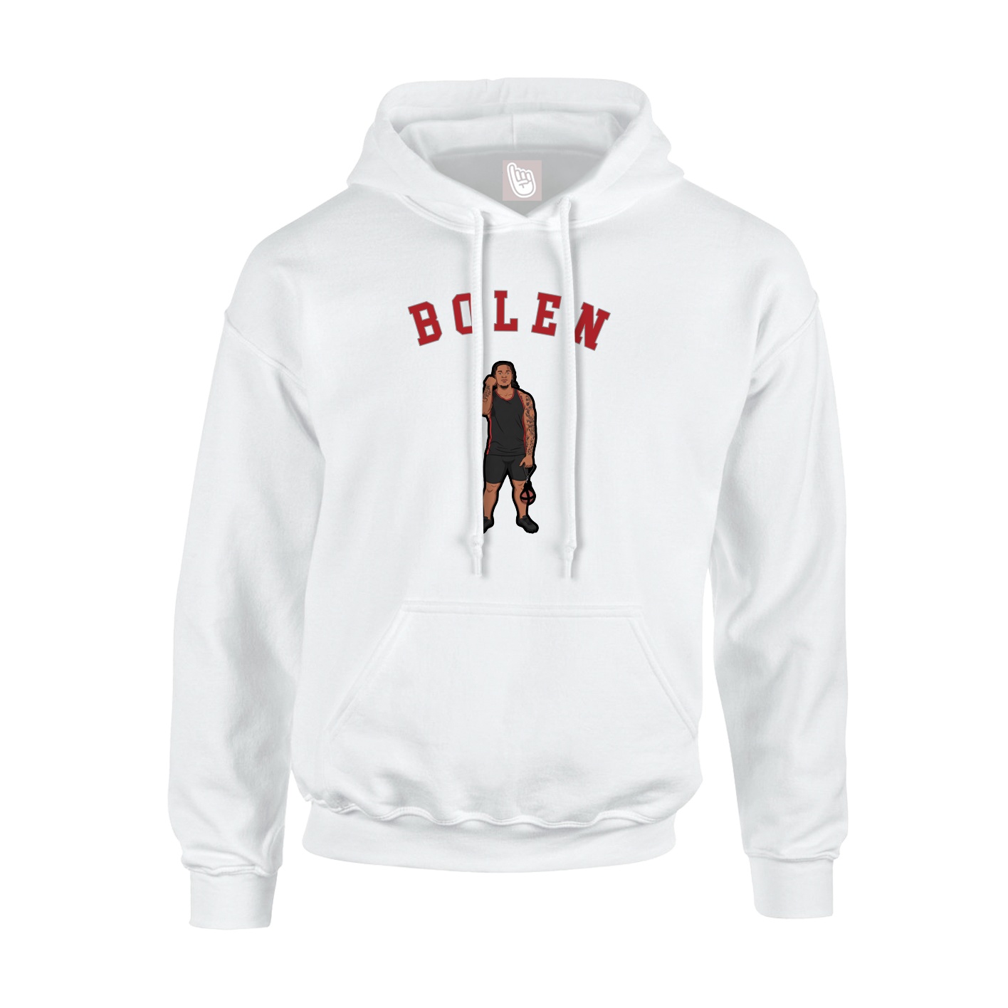 Hoodie — Shirsey Arch in White