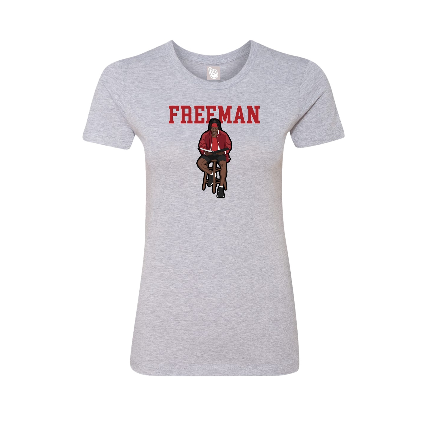 Fitted Women's Tee — Shirsey in Grey