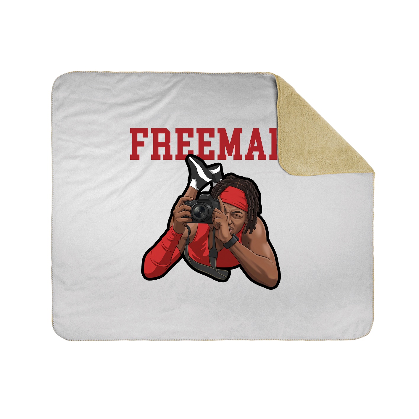 Throw Blanket — Shirsey in White