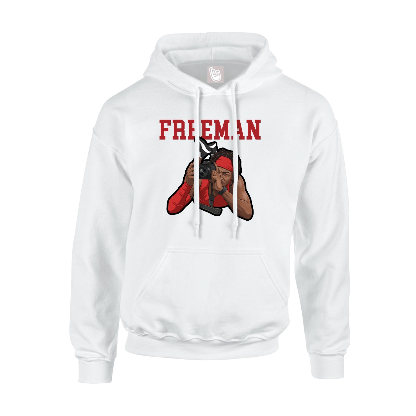 Hoodie — Shirsey in White