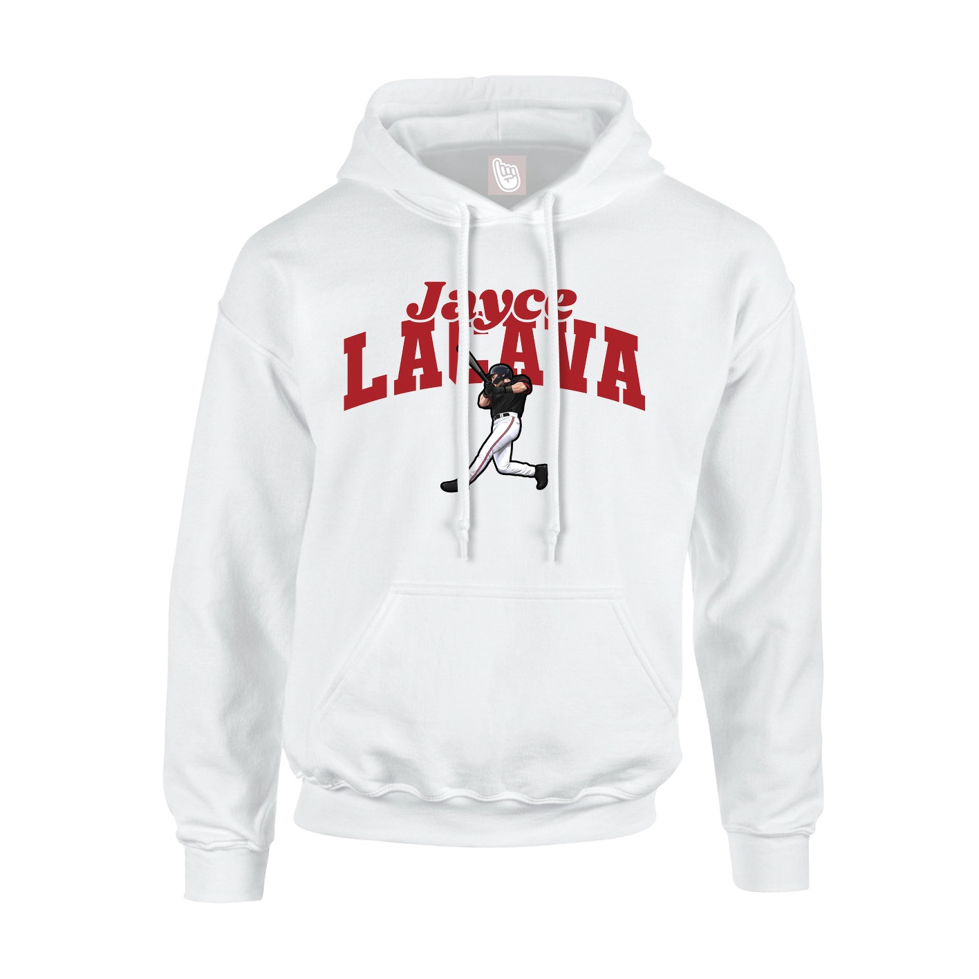 Hoodie — Signature Arch in White