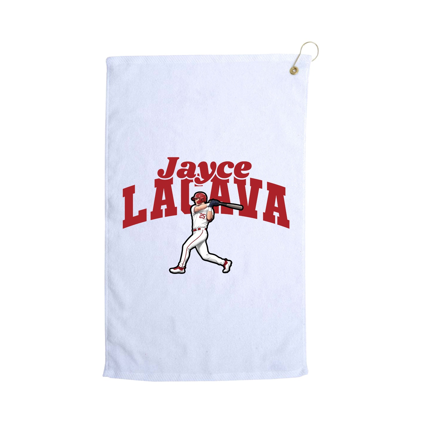 Golf Towel — Signature Arch in White