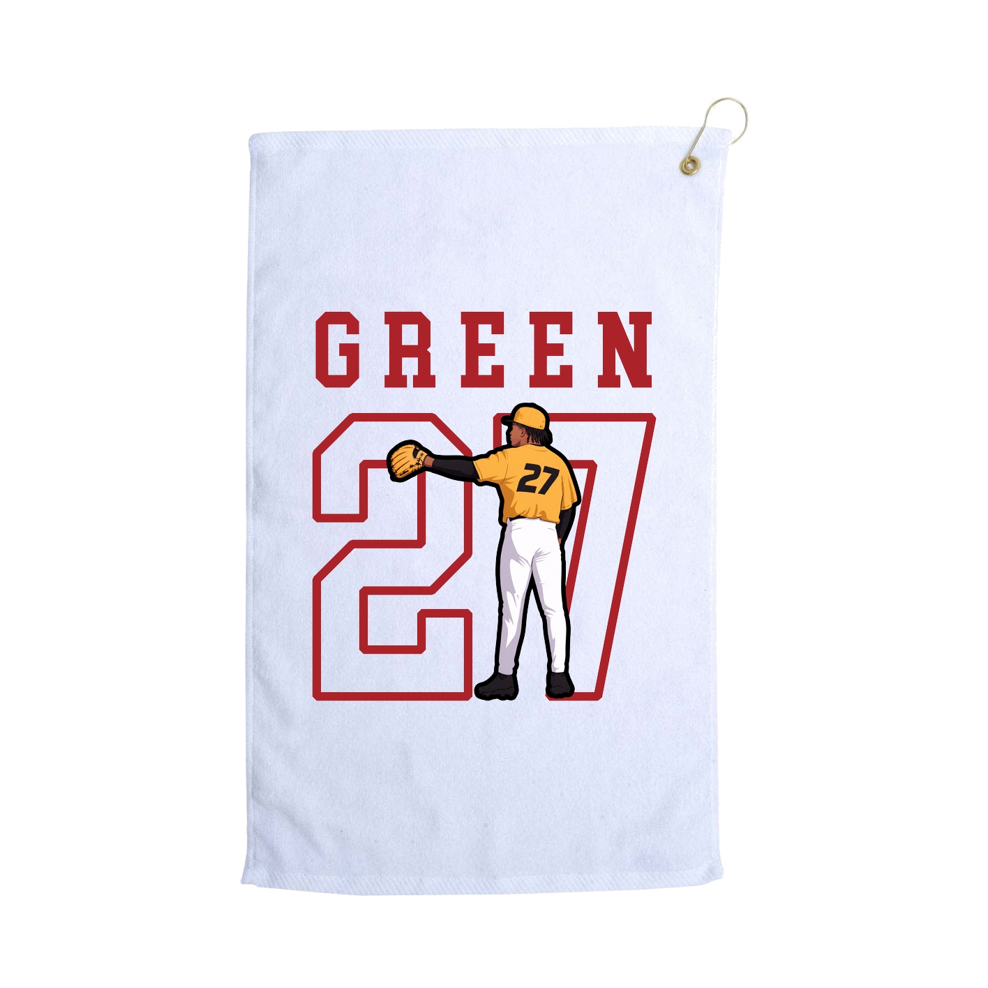 Golf Towel — Shirsey in White