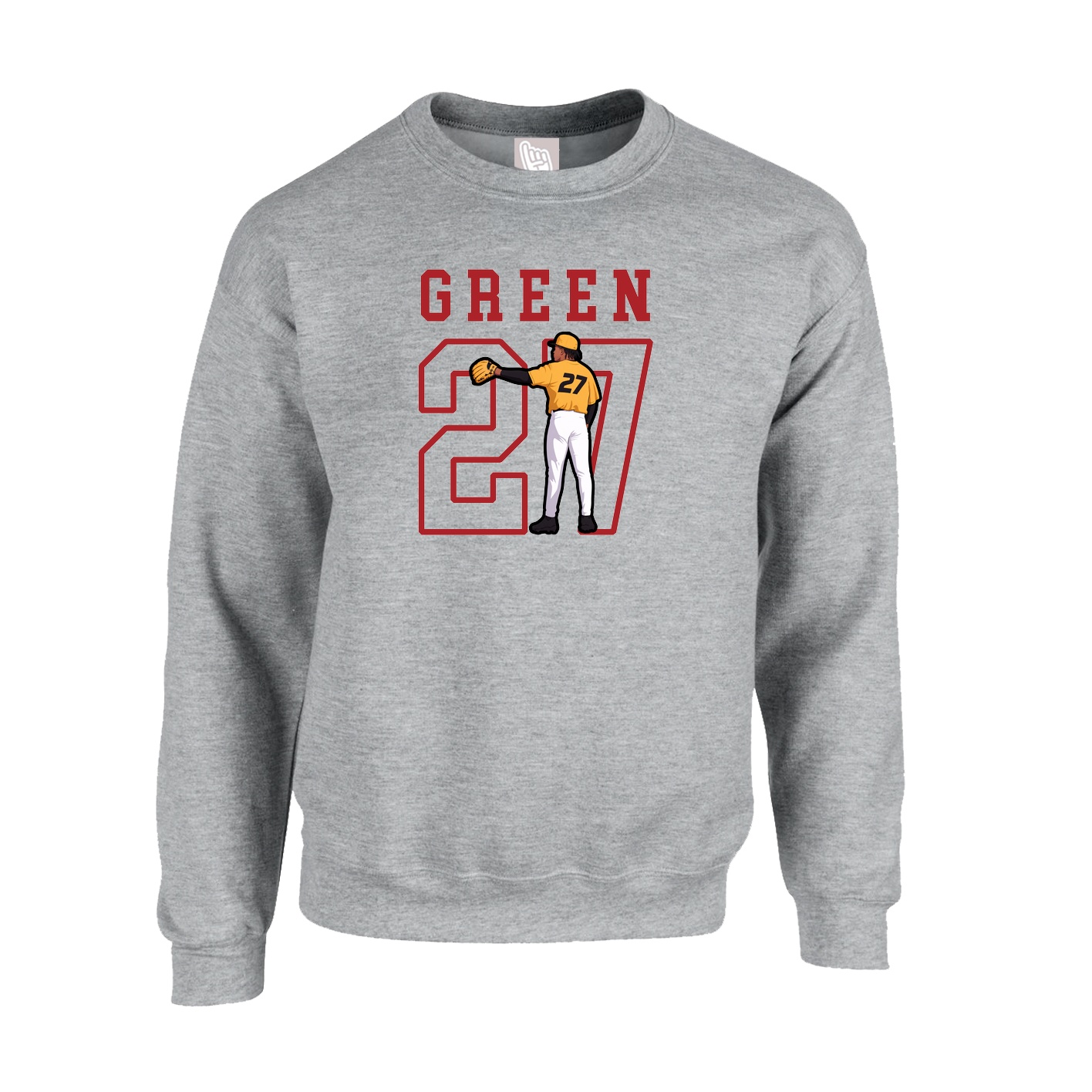 Fleece Crew — Shirsey in Grey