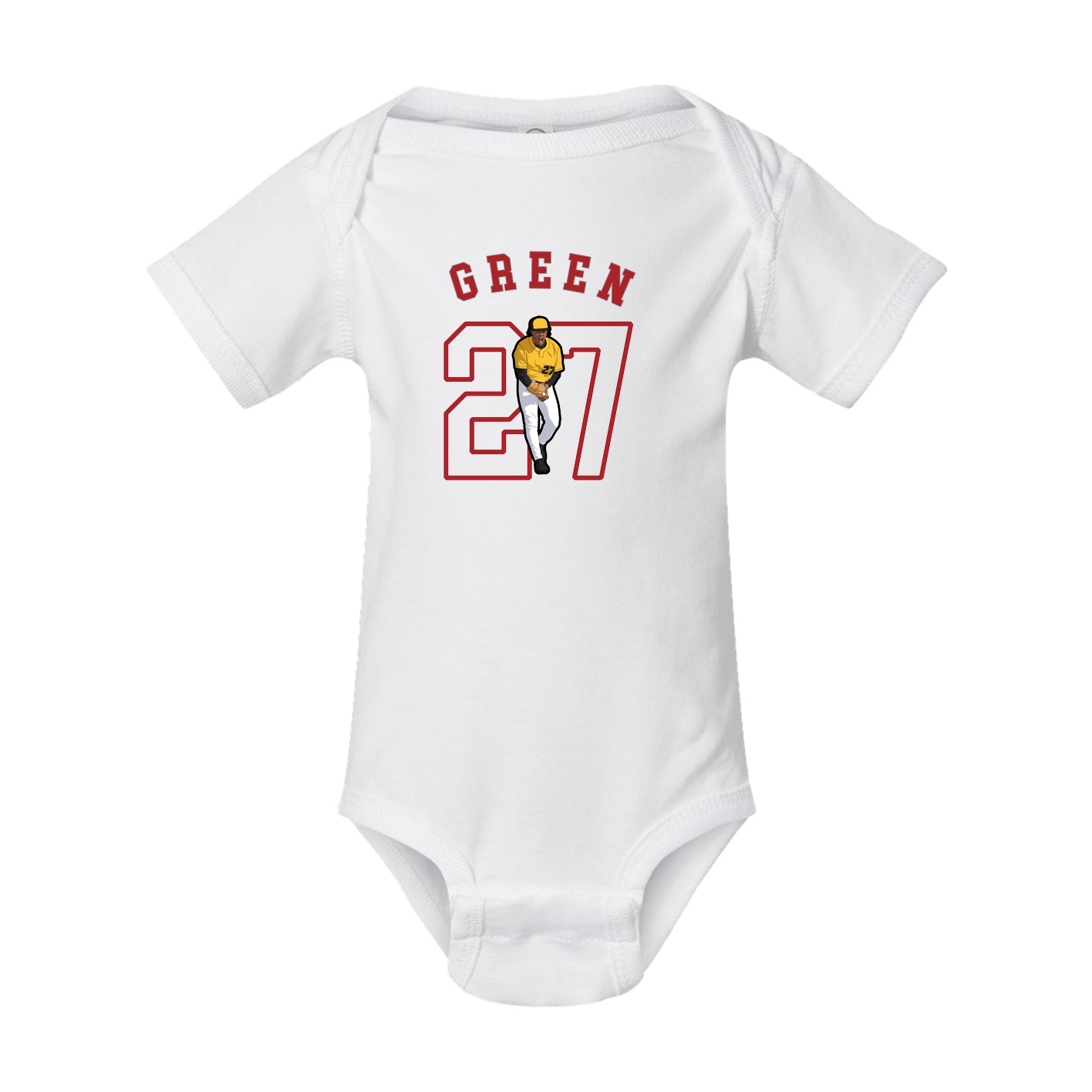 Baby Onesie — Shirsey Arch in White