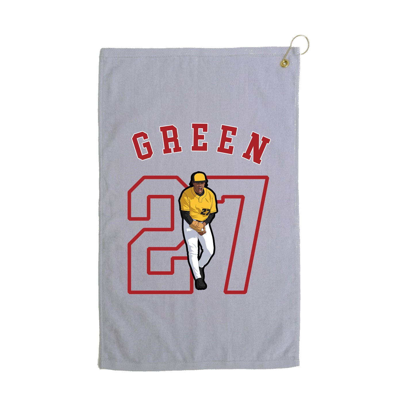 Golf Towel — Shirsey Arch in Grey