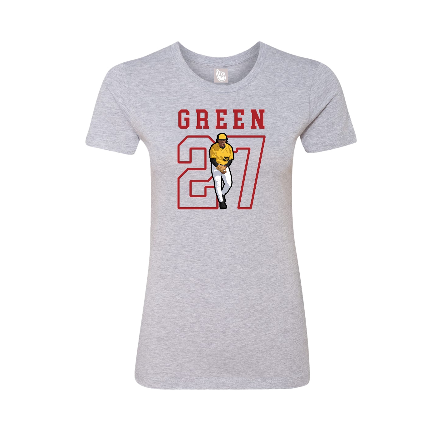 Fitted Women's Tee — Shirsey in Grey