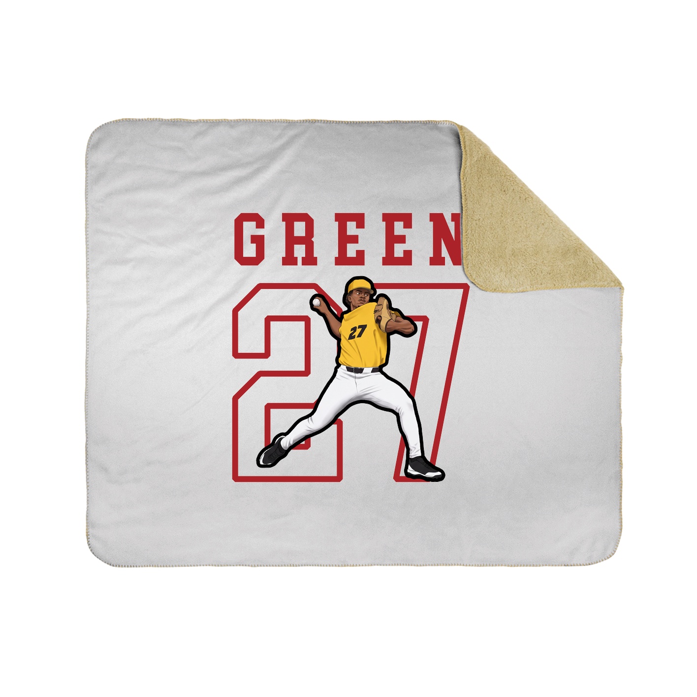Throw Blanket — Shirsey in White