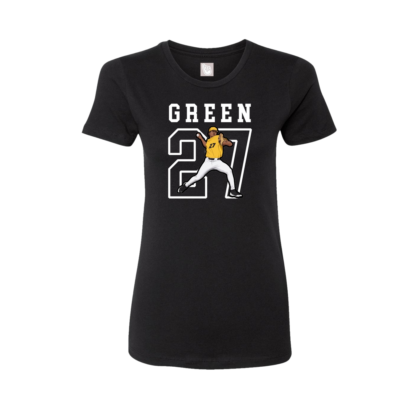 Fitted Women's Tee — Shirsey in Black