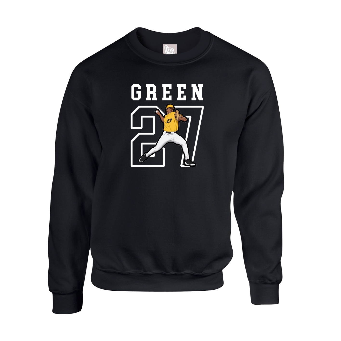 Fleece Crew — Shirsey in Black