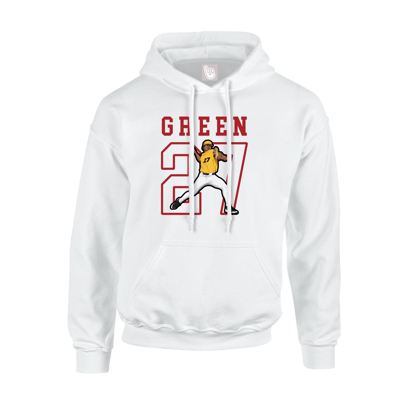 Youth Hoodie — Shirsey in White