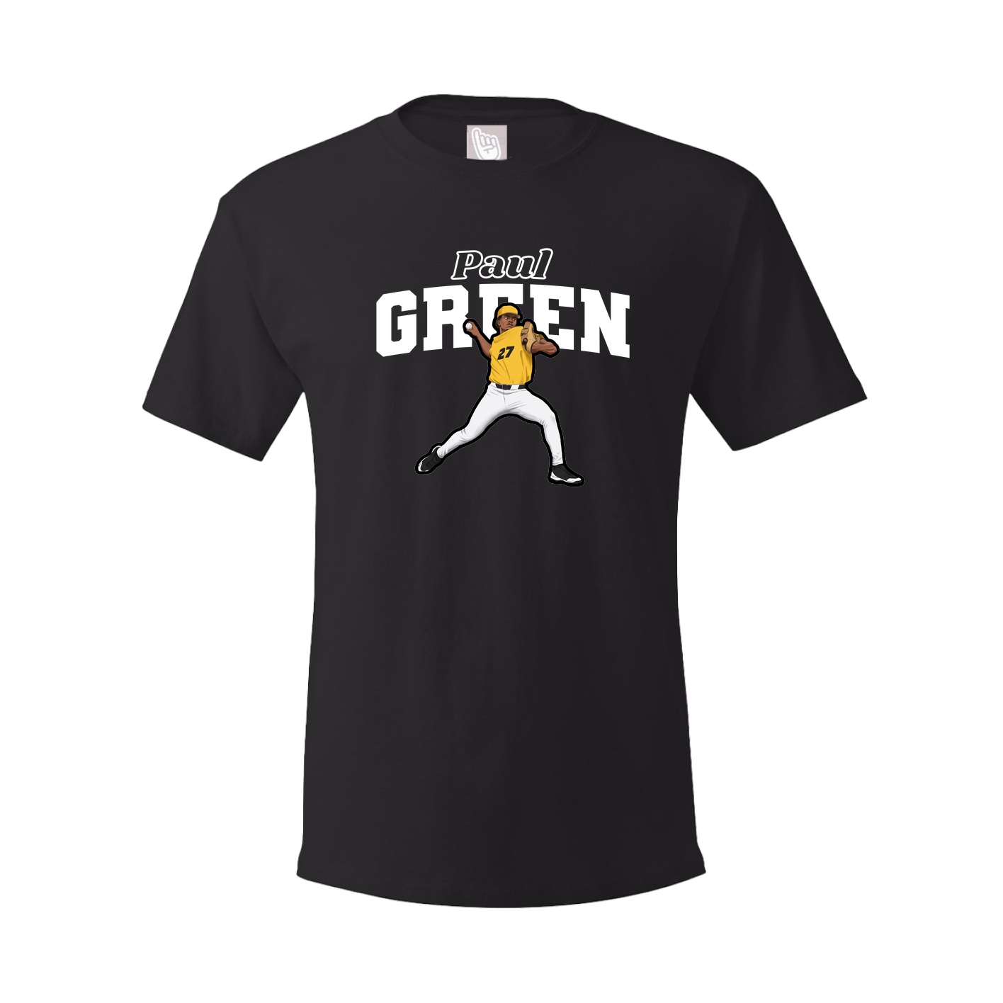 Youth Tee — Name Arch in Black