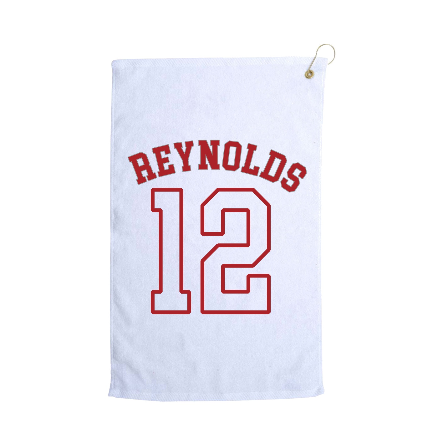 Golf Towel — Shirsey Arch in White
