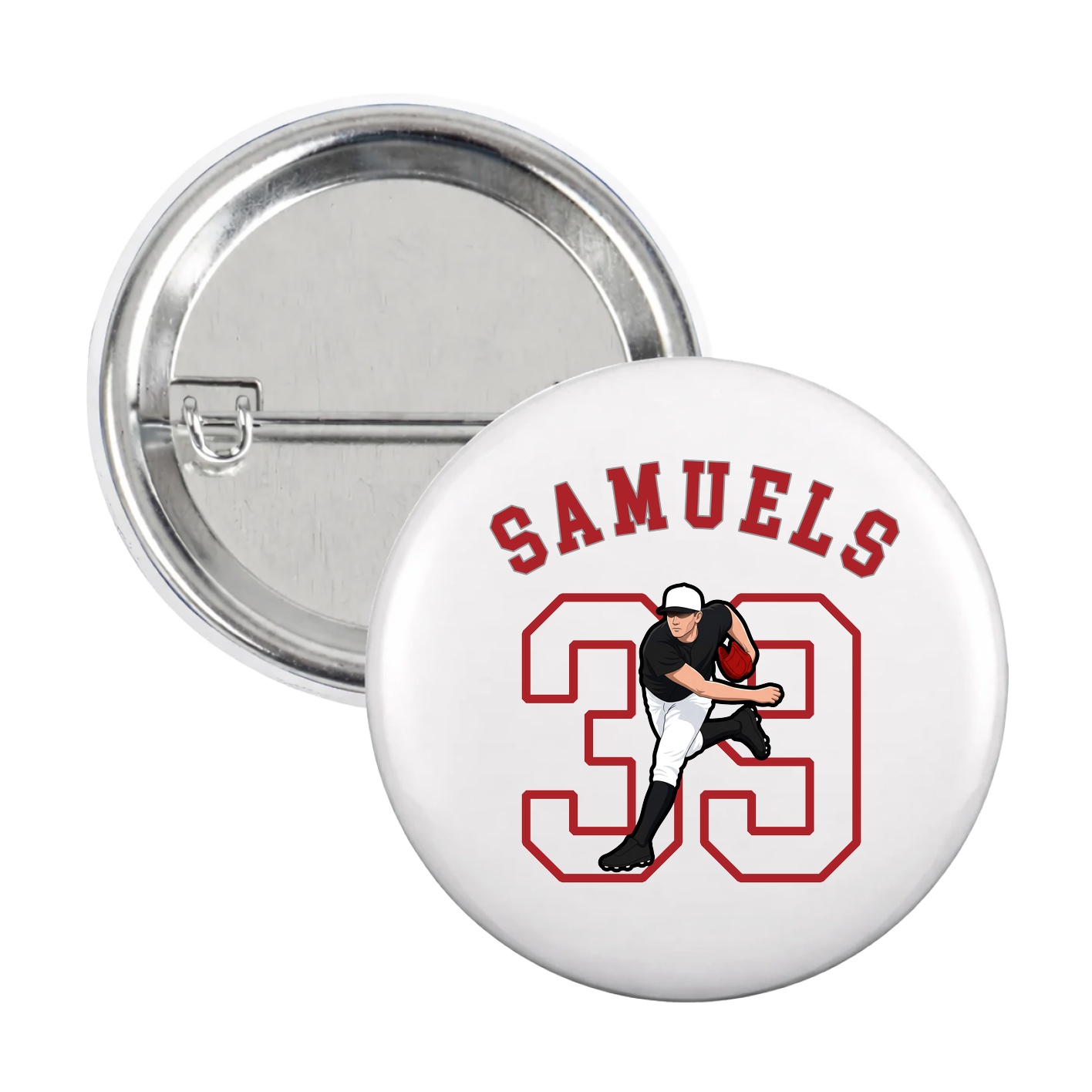 Game Day Button — Shirsey Arch in White