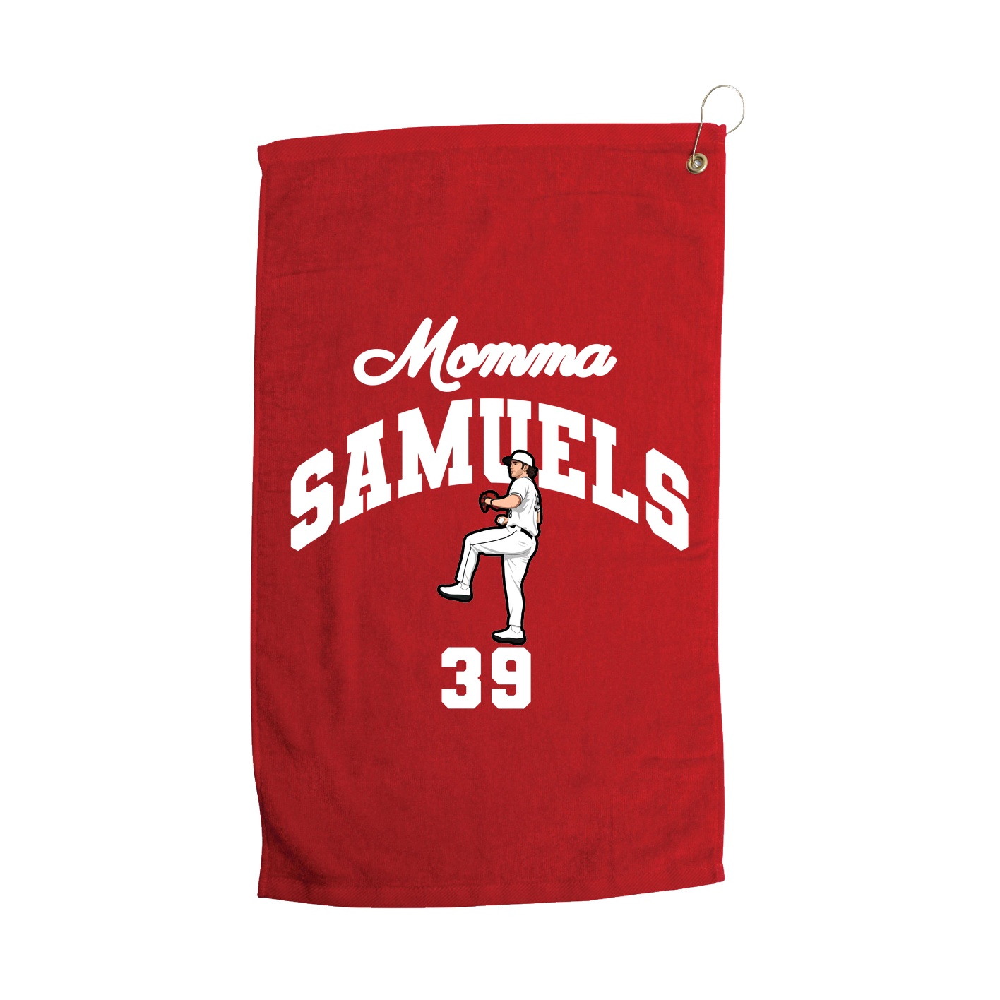 Golf Towel — Mothers Day Arch in Red