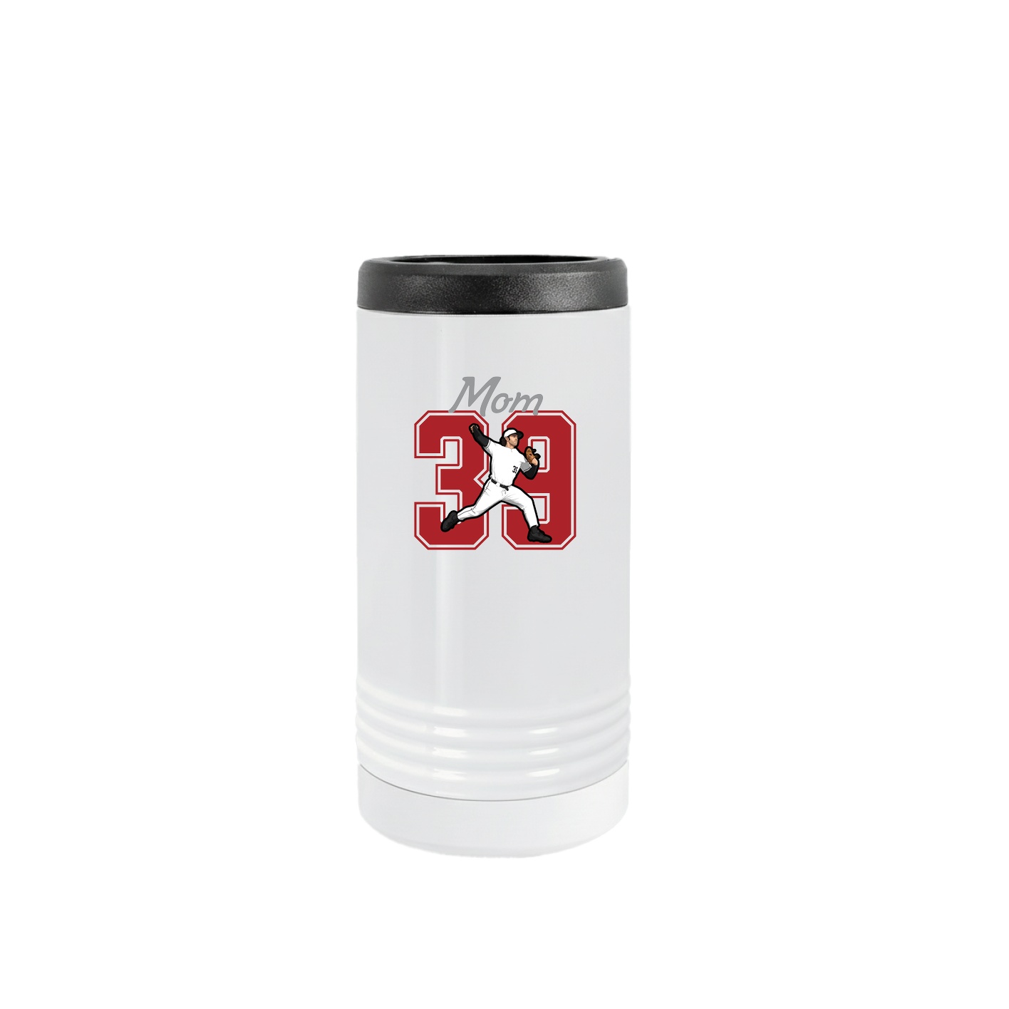 Slim Beverage Holder — Mothers Day Shirsey in White
