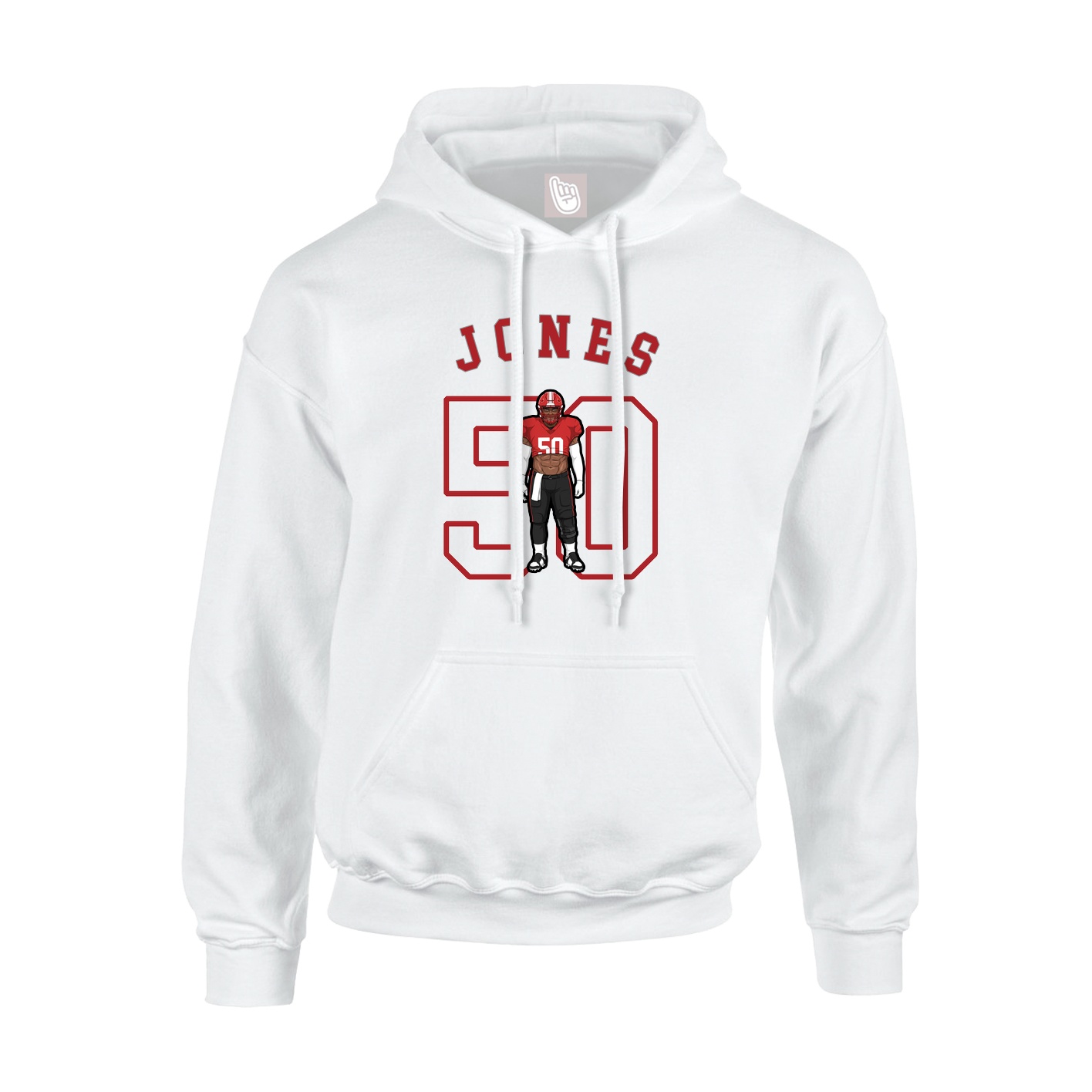 Hoodie — Shirsey Arch in White