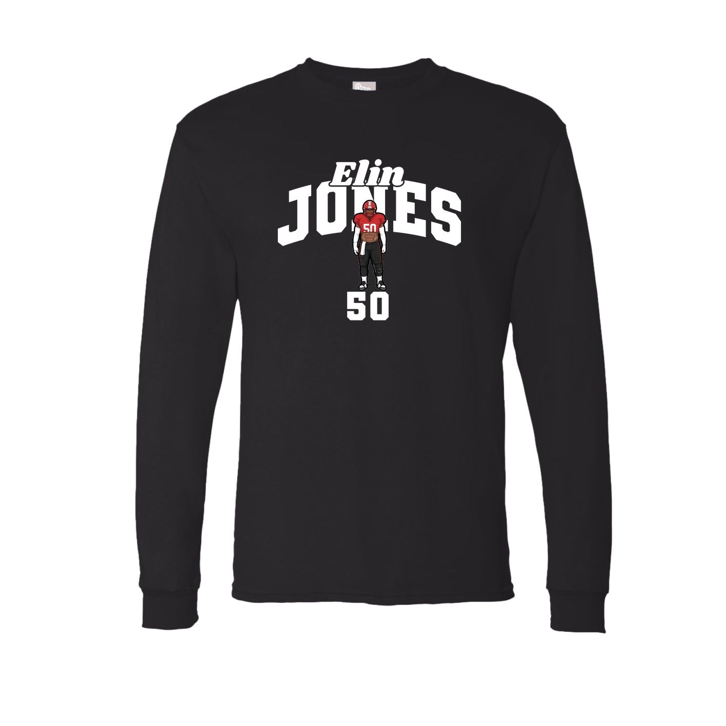 Long Sleeve Tee — Signature Arch in Black