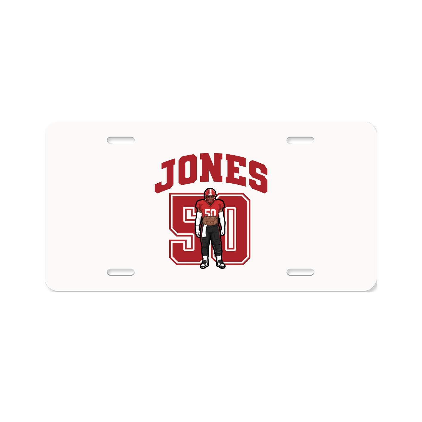 License Plate — Number in Classic