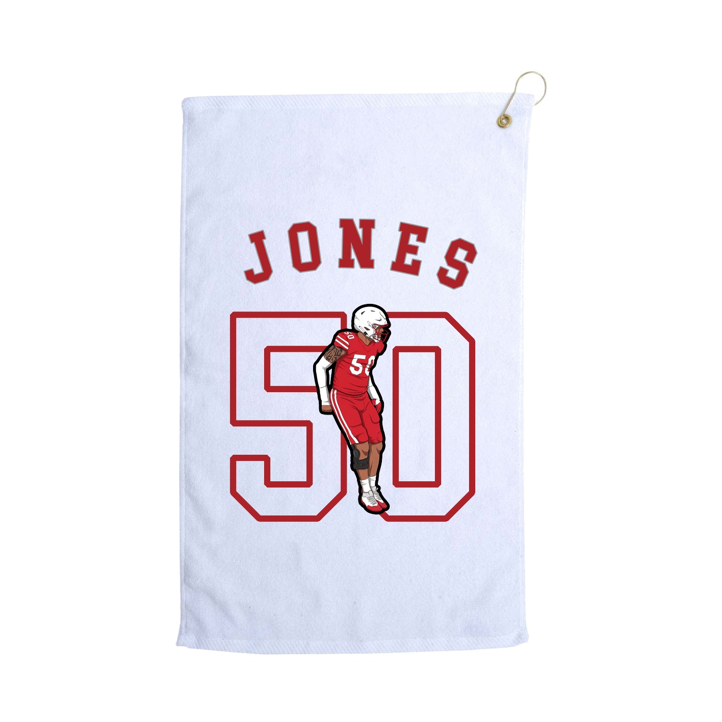 Golf Towel — Shirsey Arch in White