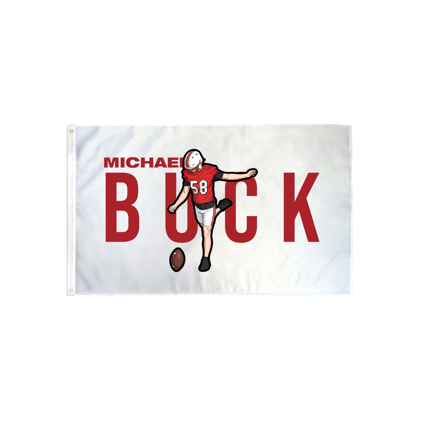 3x5 Flag — Player Name in Classic