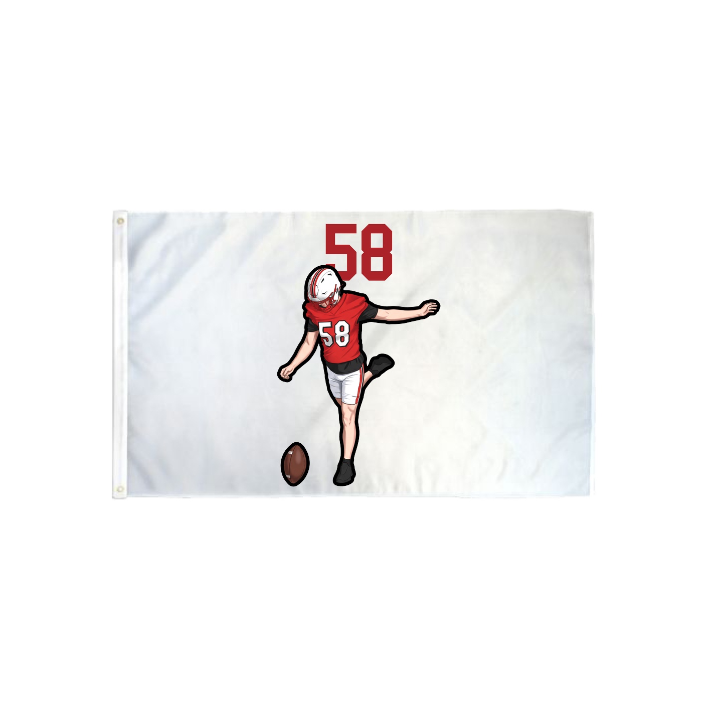 3x5 Flag — Number Top in Classic