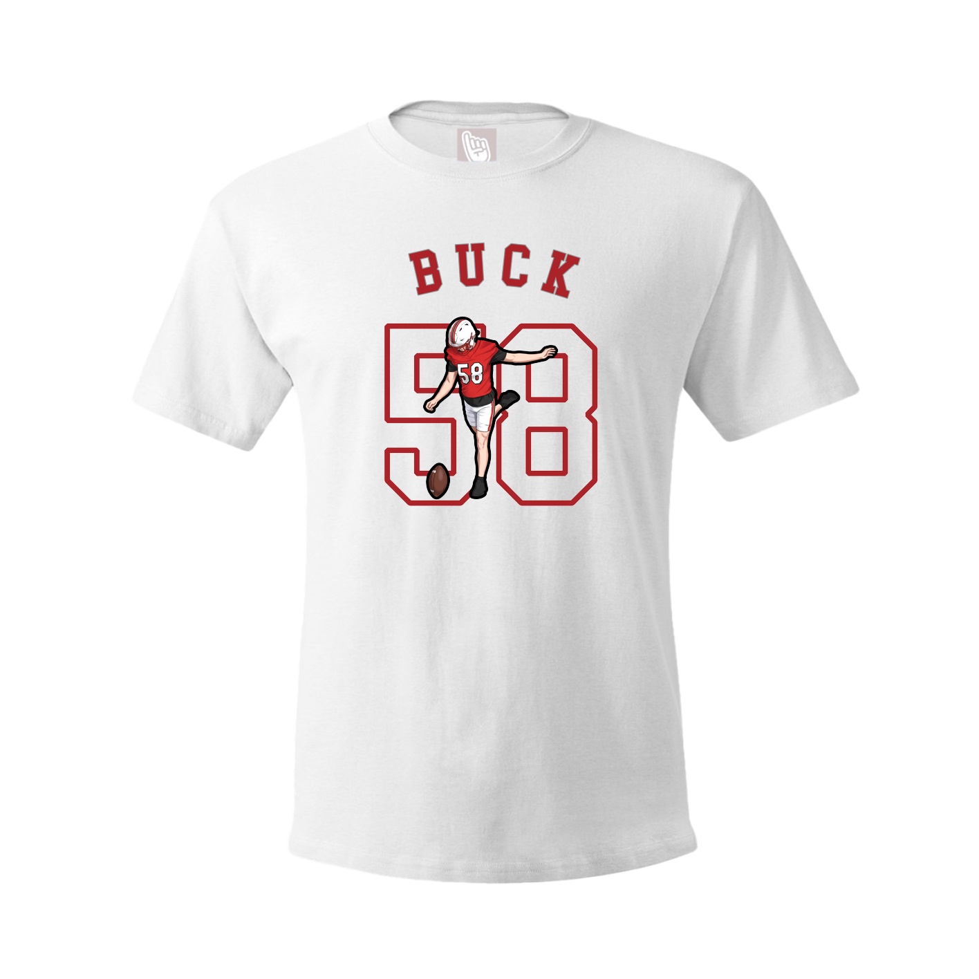 Youth Tee — Shirsey Arch in White