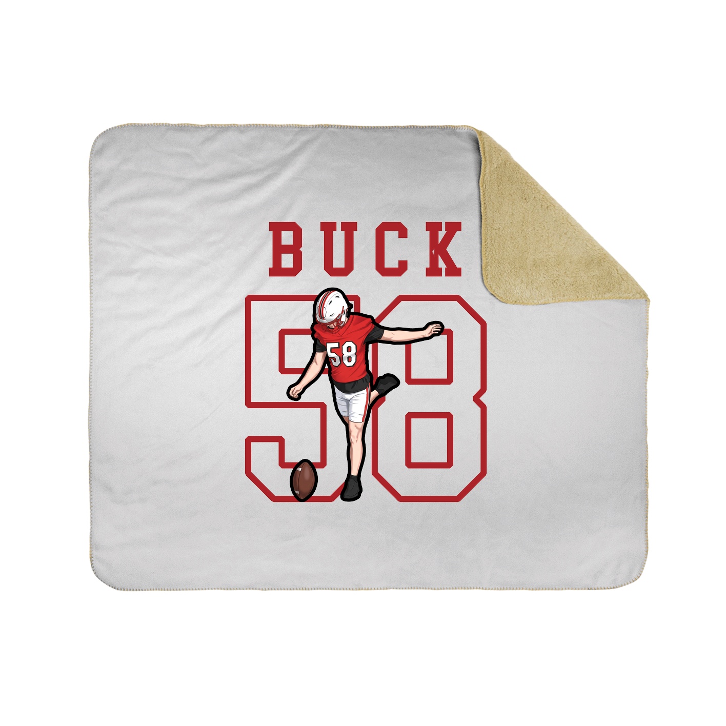 Throw Blanket — Shirsey in White