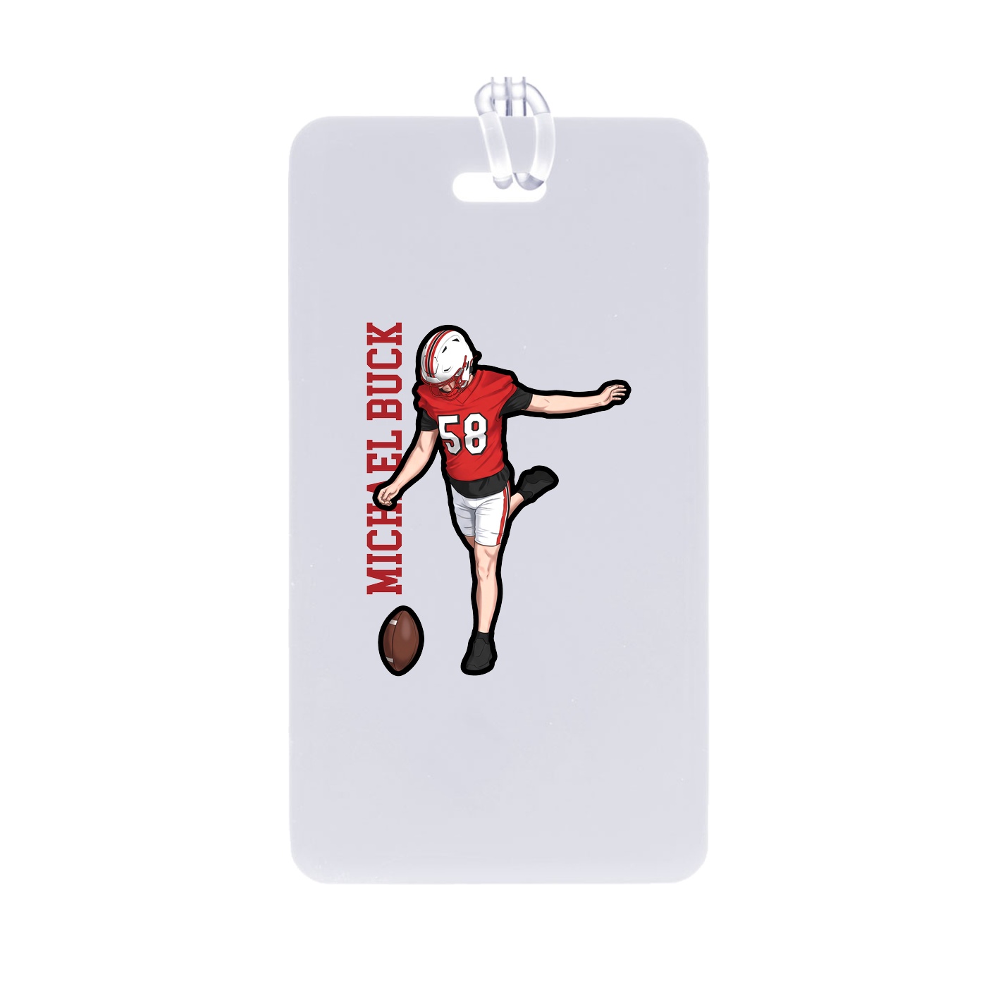 Bag Tag — Name Vertical in Classic