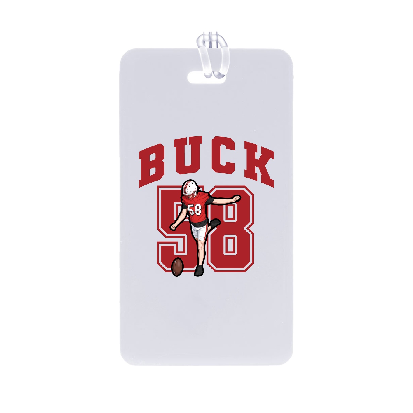 Bag Tag — Number in Classic