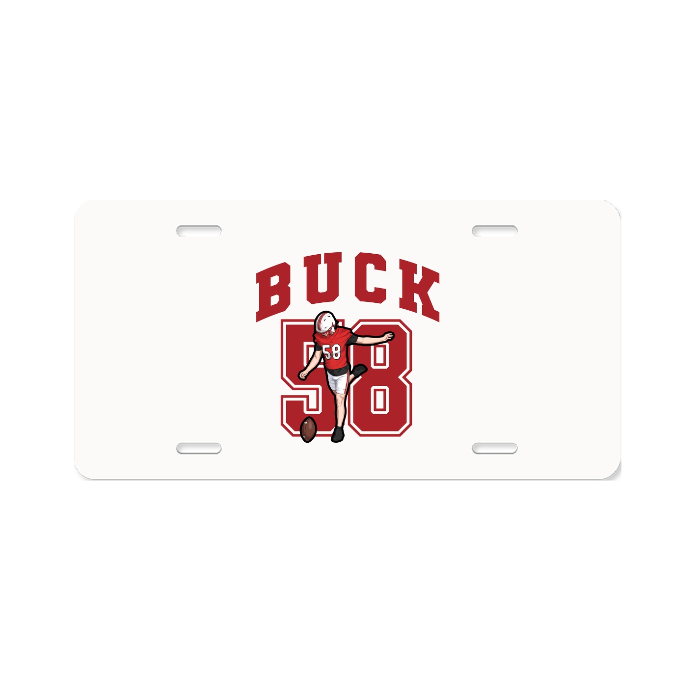 License Plate — Number in Classic