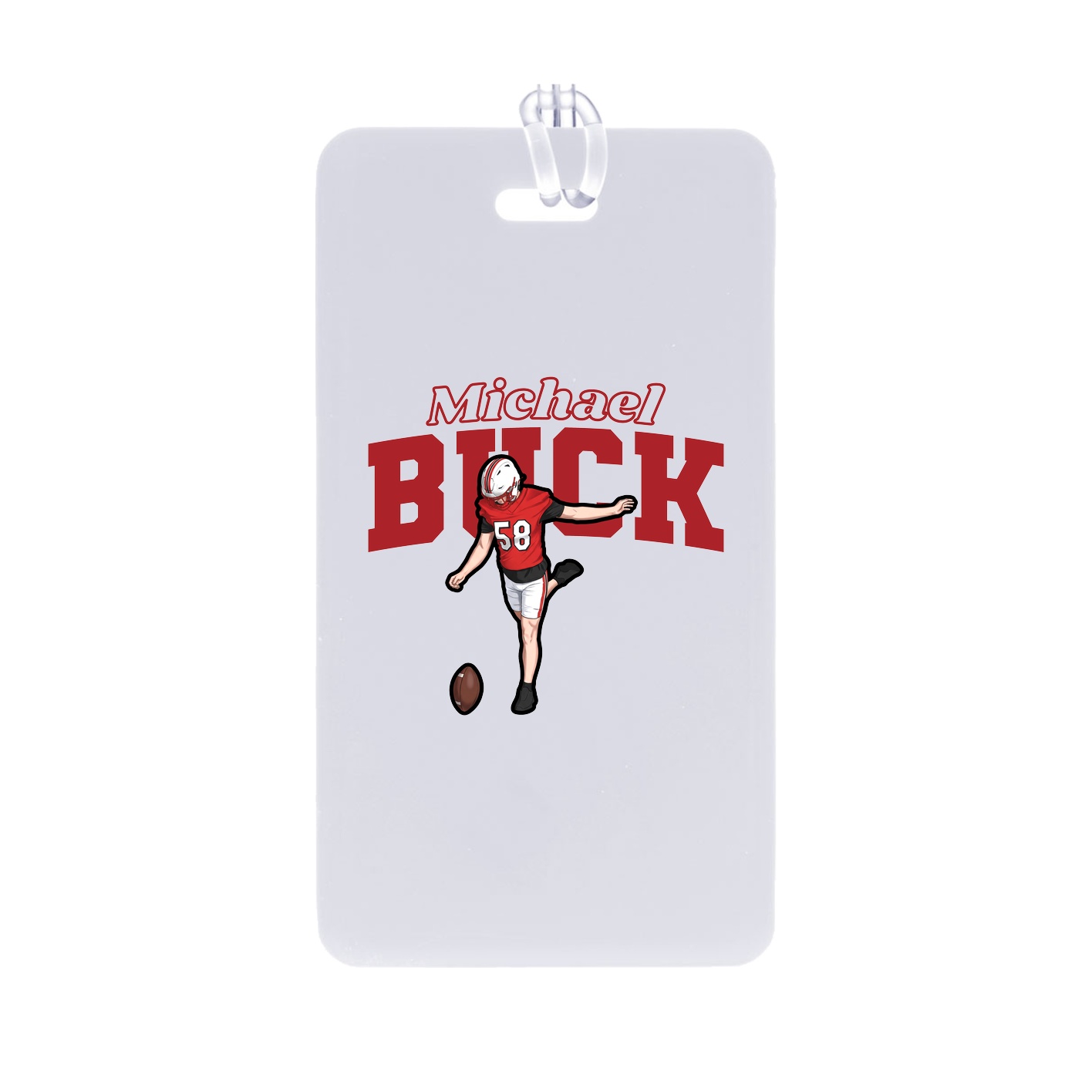Bag Tag — Name Arch in Classic