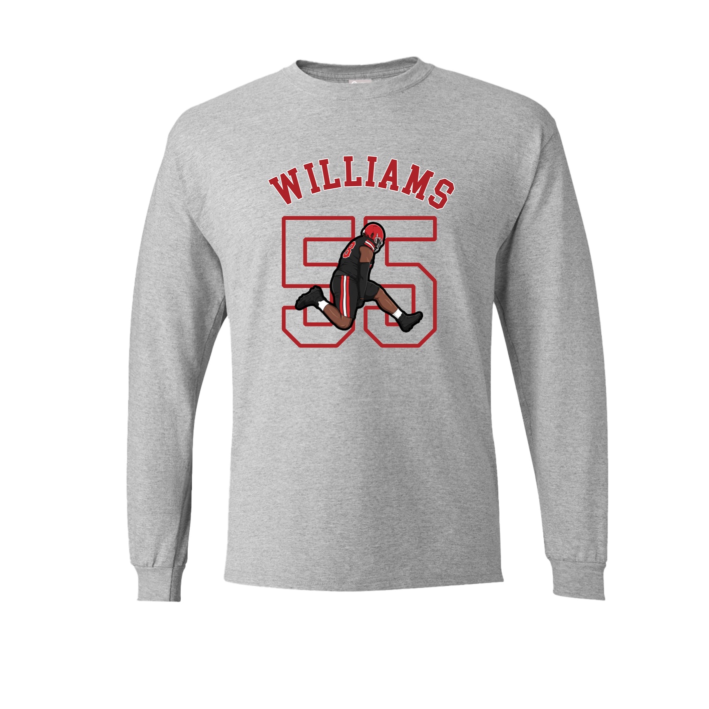 Long Sleeve Tee — Shirsey Arch in Grey