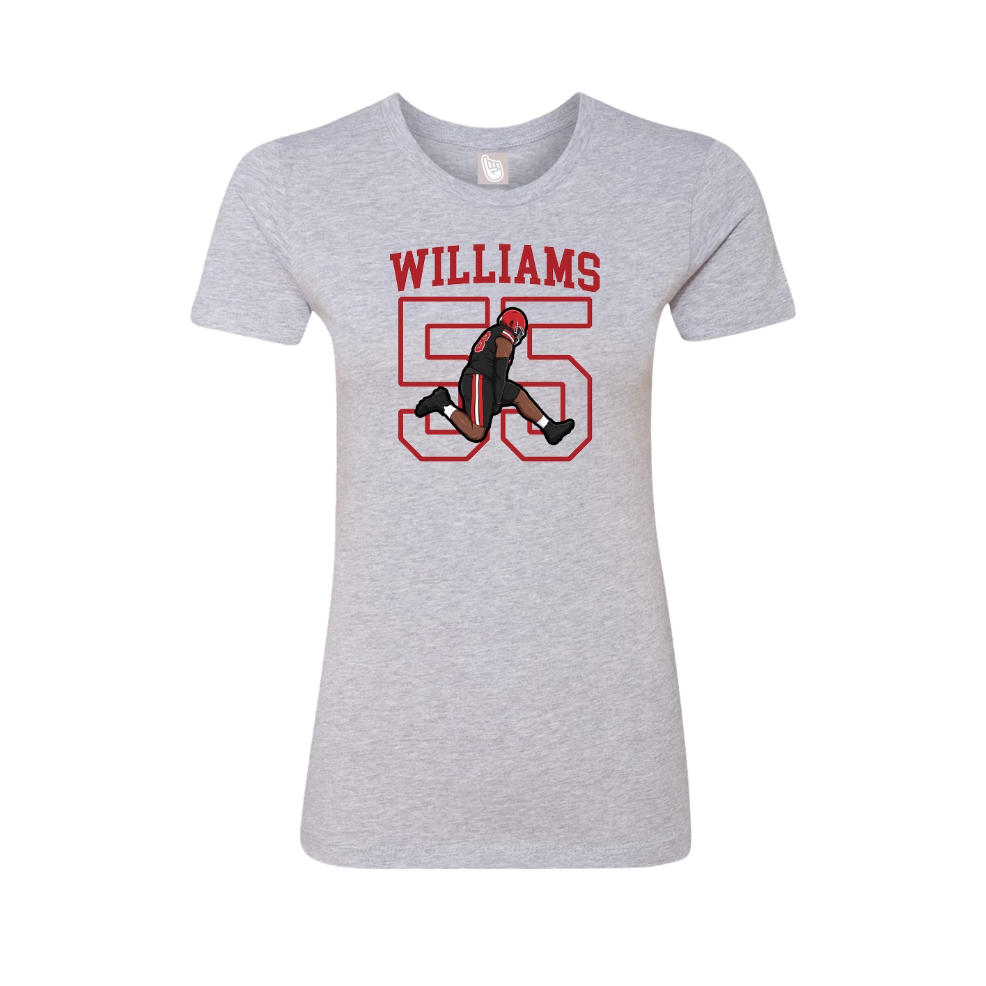 Fitted Women's Tee — Shirsey in Grey