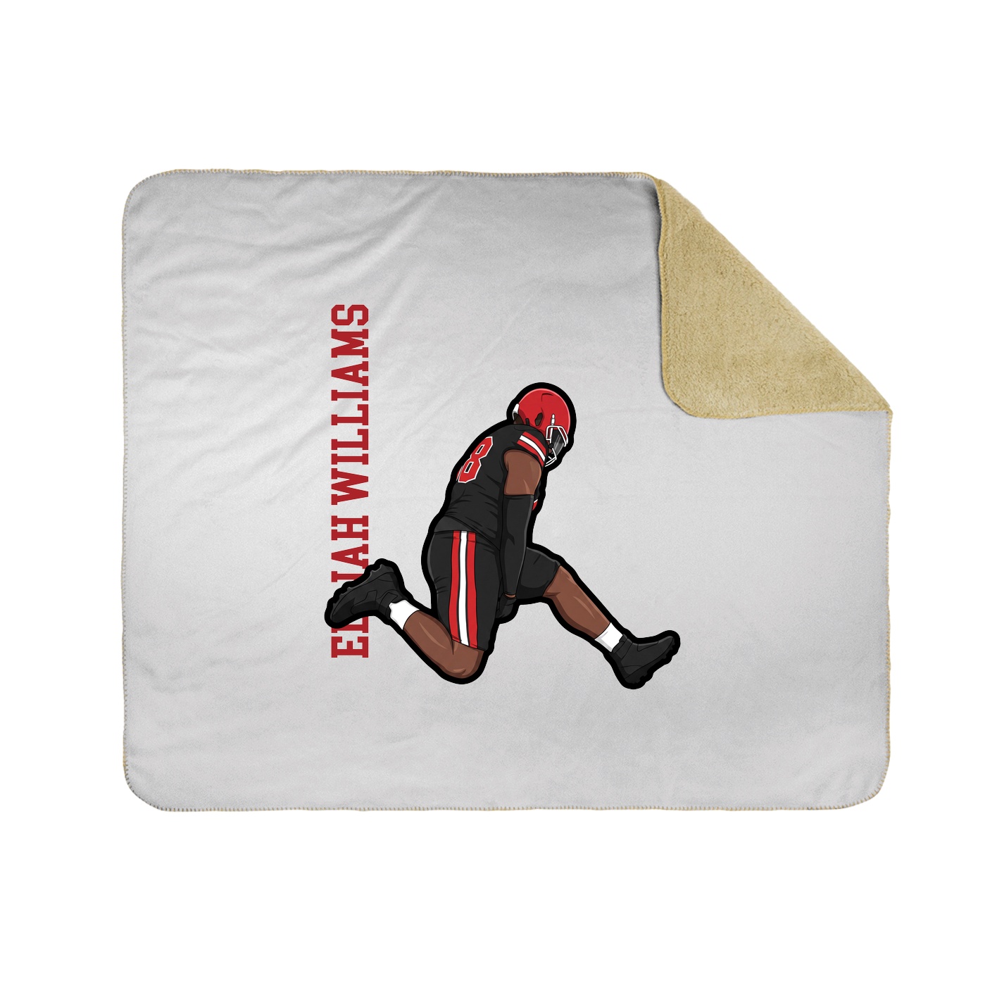 50x60 Sherpa Lined Throw Blanket