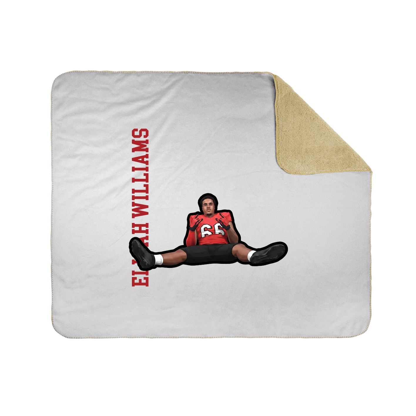 50x60 Sherpa Lined Throw Blanket