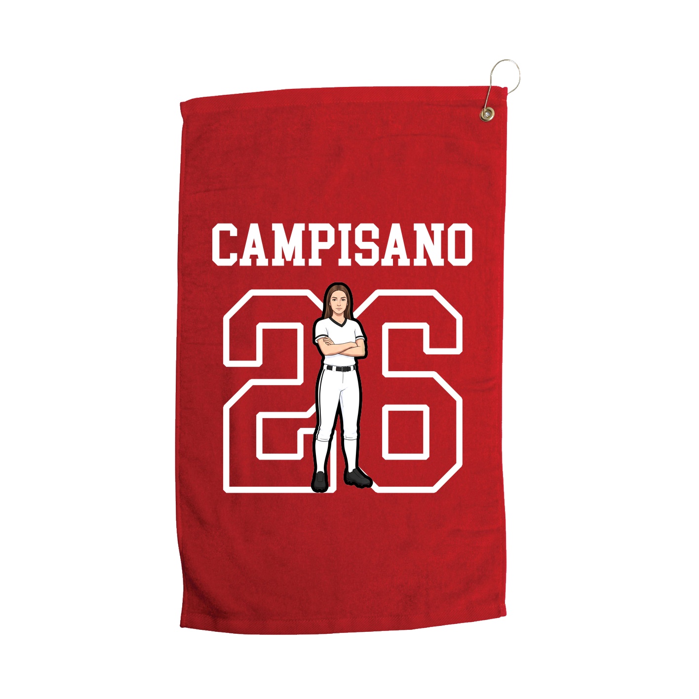 Golf Towel — Shirsey in Red