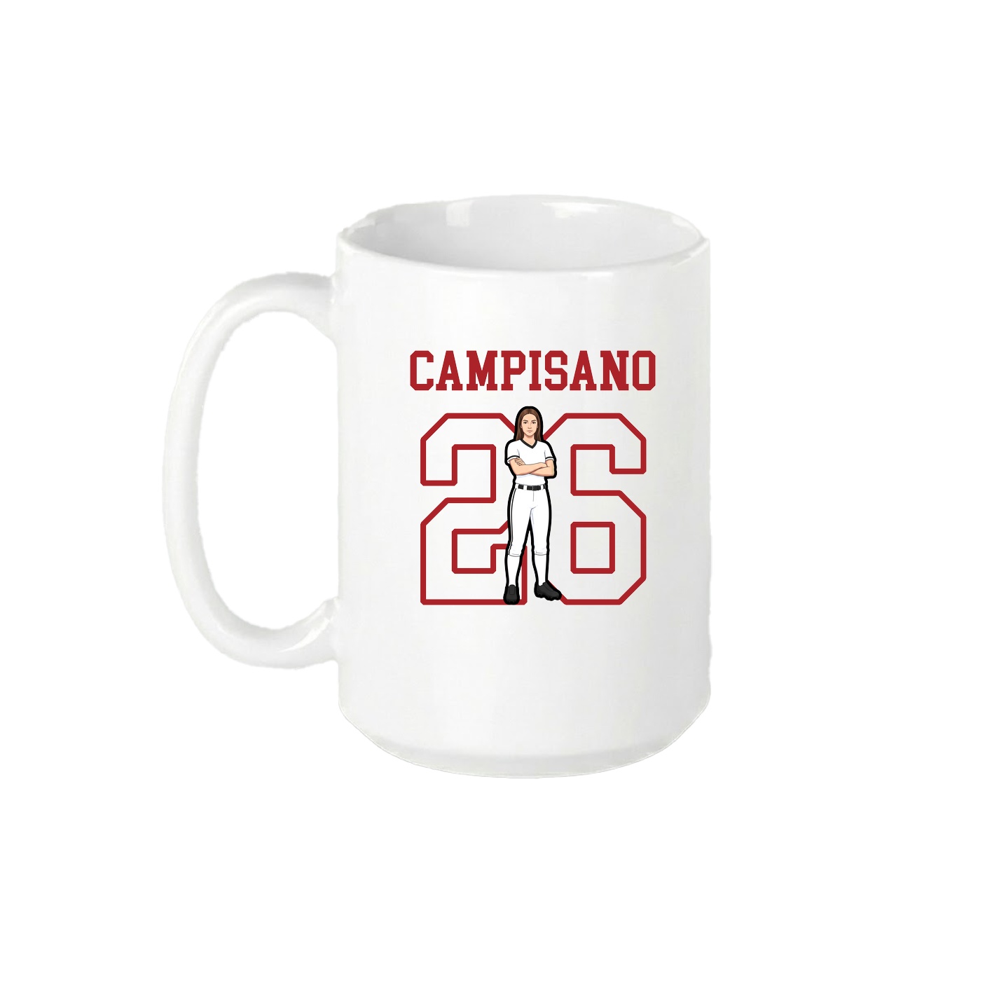 15oz Coffee Mug — Shirsey in White
