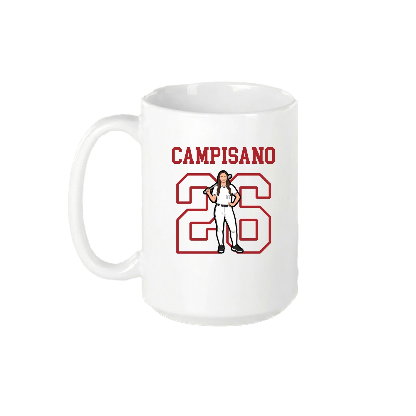 15oz Coffee Mug — Shirsey in White