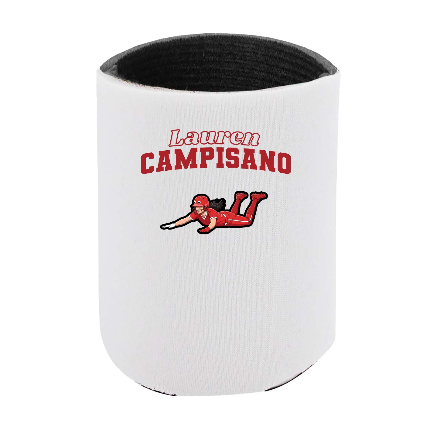 Can Holder — Name Arch in White