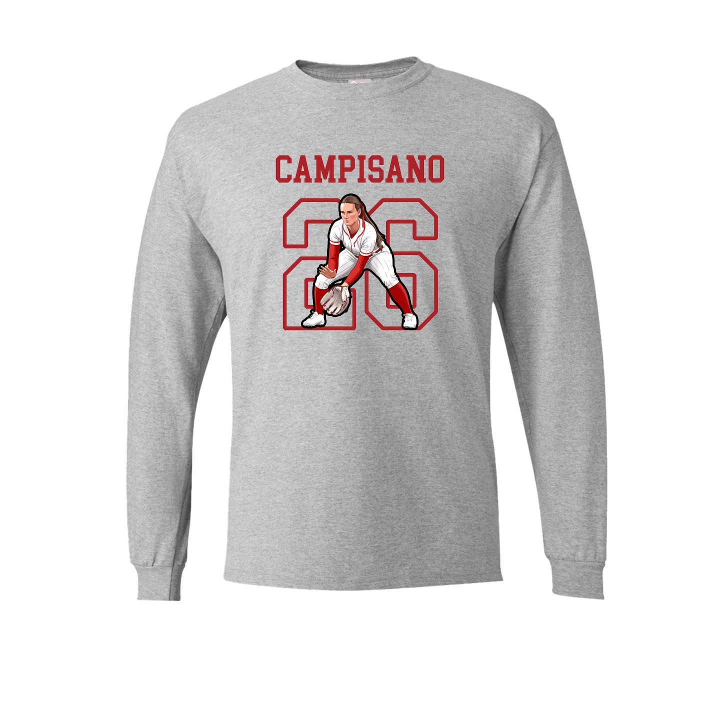 Long Sleeve Tee — Shirsey in Grey