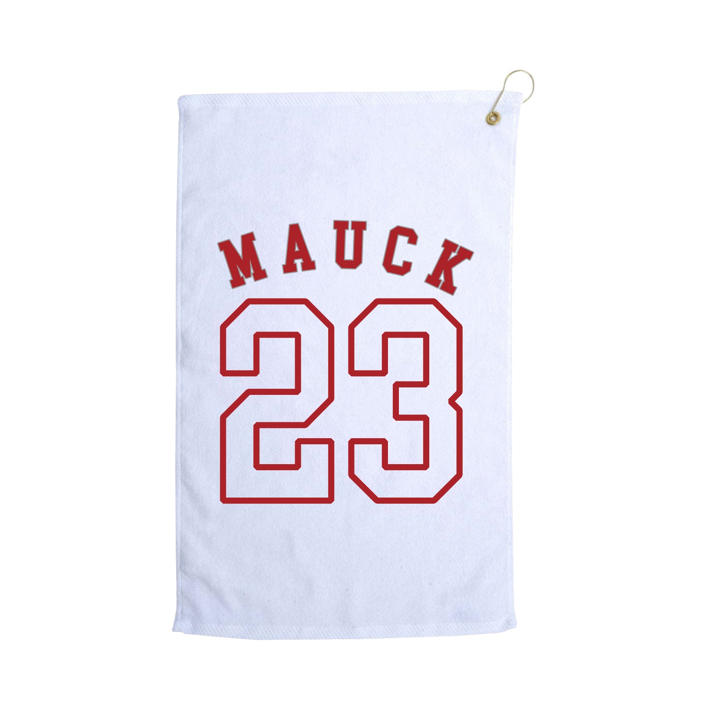 Golf Towel — Shirsey Arch in White