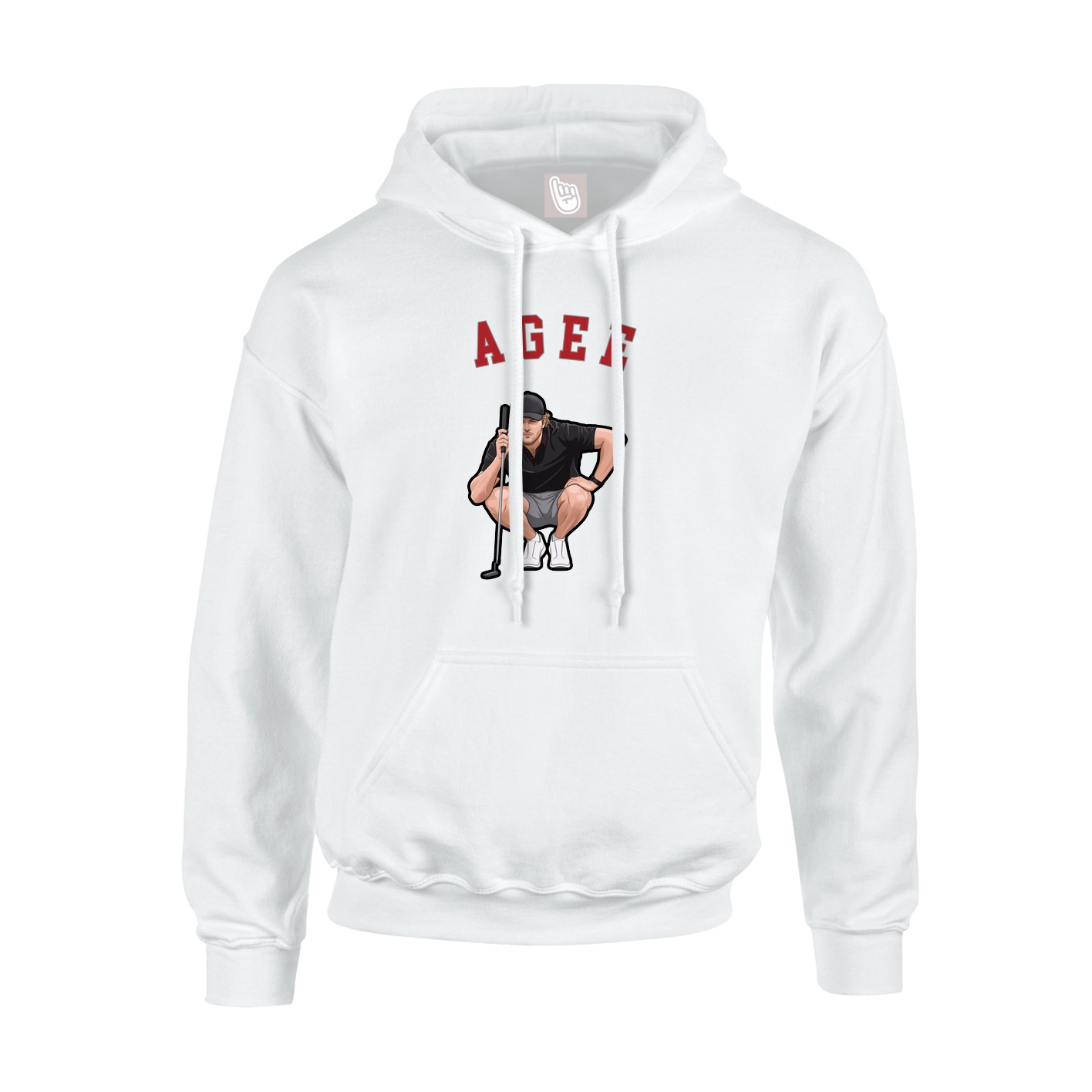 Hoodie — Shirsey Arch in White