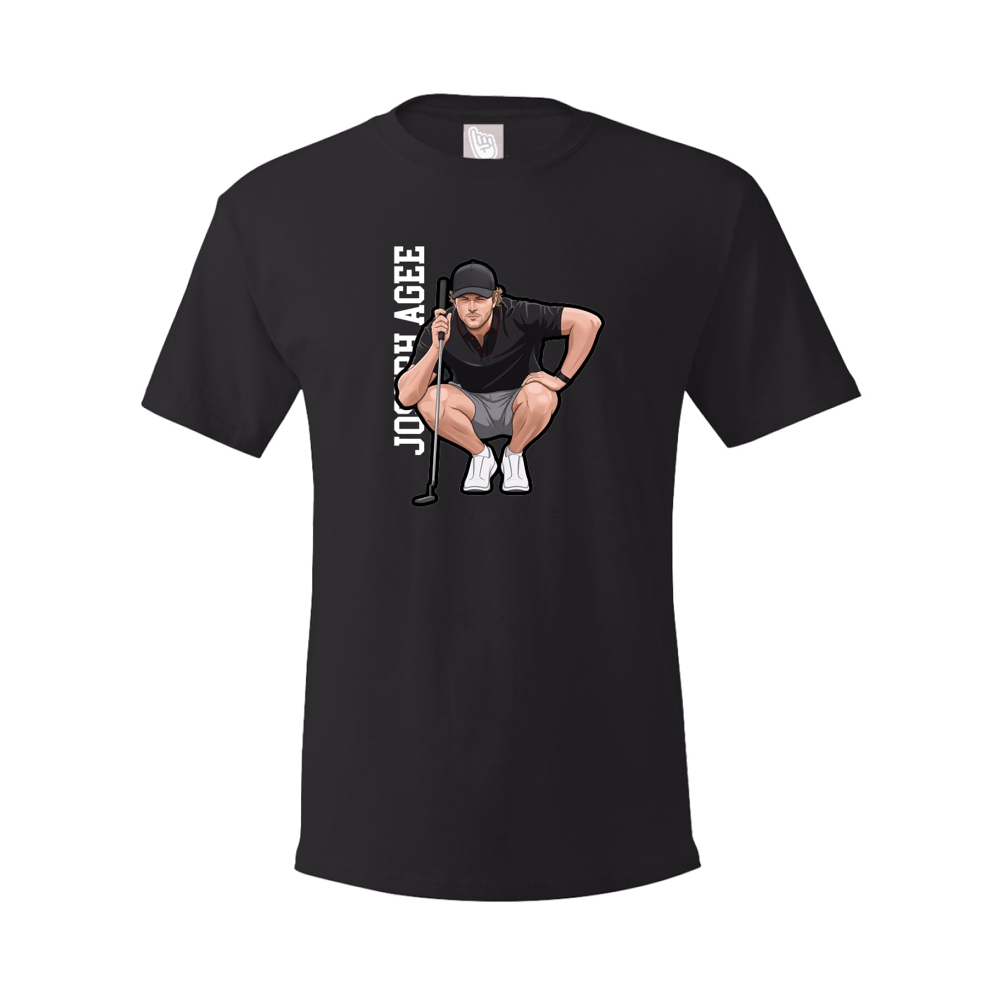 Tee — Name Vertical in Black